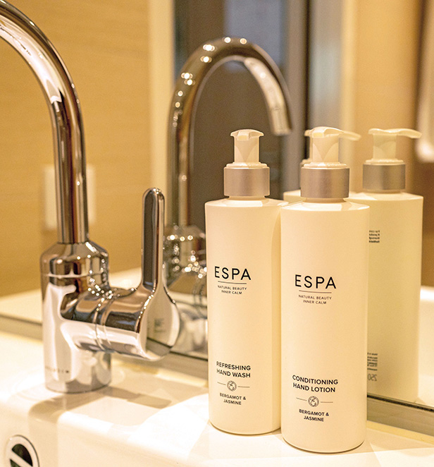  Luxurious ESPA bathroom amenities